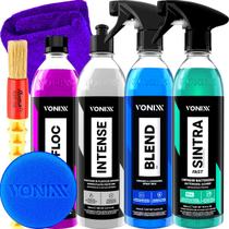 Kit Shampoo V-Floc Cera Liquida Blend Spray Limpador Sintra Fast Revitalizador Intense Vonixx
