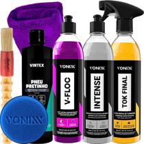 Kit shampoo v-floc cera tok final revitalizador intense vonixx pretinho vintex
