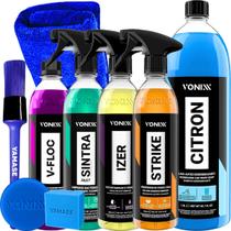 Kit Shampoo V-Floc Citron Limpador Sintra Fast Strike Descontaminante Izer Pano Aplicador Pincel Kit Shampoo V-Floc Citron Limpador Sintra Fast Strike Descontaminante Izer Pano Aplicador Pincel
