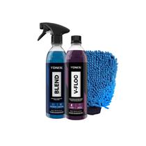 Kit Shampoo V-floc e Blend Carnaúba Líquida Vonixx Com Luva