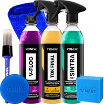 Kit Shampoo V-Floc pH Neutro Cera Tok Final Sintra Fast Vonixx