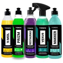 Kit Shampoo V-mol Prizm Restaurax Vexus Makker Vonixx