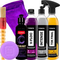 Kit Shampoo VFloc Cera Tok Final Revitalizador Intense Vonixx Tyrant Pretinho Razux Kit Shampoo VFloc Cera Tok Final Revitalizador Intense Vonixx Tyrant Pretinho Razux