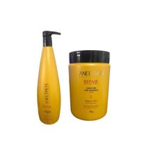 Kit Shampoo1L+Máscara 1Kg Aneethun Repair System Pós Química