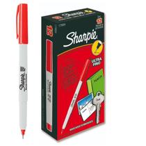 Kit Sharpie 12 Canetas Marcador Permanente Ponta ULTRA Fina