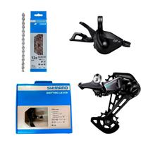 Kit Shimano Deore M6100 1x12v P/ Cassete Ate10-51 - 3 Peças Kit Shimano Deore M6100 1x12v P/ Cassete Ate10-51 - 3 Peças
