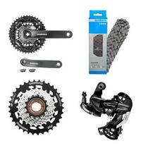 Kit Shimano Tourney 21v Catraca Corrente Catraca Mega Cambio Kit Shimano Tourney 21v Catraca Corrente Catraca Mega Cambio