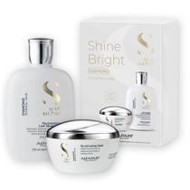 Kit Shine Bright Diamond Semi Di Lino - Alfaparf Milano