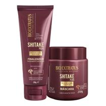 Kit Shitake finalização 1 Máscara 250ml 1 Finalizador Noite/Dia 200ml Kit Shitake finalização 1 Máscara 250ml 1 Finalizador Noite/Dia 200ml