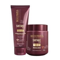 Kit Shitake finalização nutritiva 1 Máscara 500ml 1 Finalizador Termoprotetor 200ml Kit Shitake finalização nutritiva 1 Máscara 500ml 1 Finalizador Termoprotetor 200ml