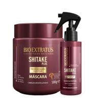 Kit Shitake finalização nutritiva 1 Máscara 500ml 1 Spray Elixir 100ml