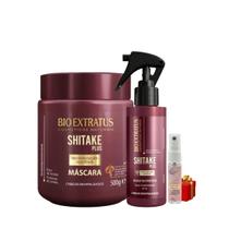 Kit Shitake finalização nutritiva 1 Máscara 500ml 1 Spray Elixir 100ml + Presente Lourre 15ml