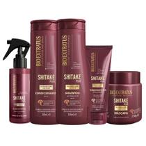 Kit Shitake Plus Bio Extratus Completo Shampoo + Condicionador + Máscara + Finalizador + Spray
