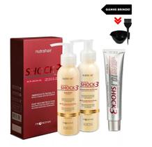 Kit Shock3 Oléo De Argan 120ml + Complexo Finalizador Shock3 Kit Shock3 Oléo De Argan 120ml + Complexo Finalizador Shock3