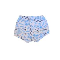 Kit Short Bebê Tapa Fralda 3 Peças 100% Algodão Masculino