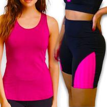 Kit SHORT Legging REDINHA corrida + Regata Dry Fit Fitness Cintura alta Academia 170 Kit SHORT Legging REDINHA corrida + Regata Dry Fit Fitness Cintura alta Academia 170