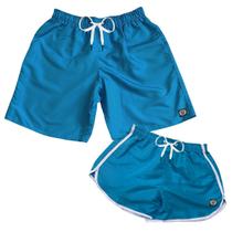 Kit Short Neon Casal Mozão Namorados Ele E Ela Moda Praia Kit Short Neon Casal Mozão Namorados Ele E Ela Moda Praia