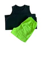 Kit Short Tactel e Camiseta Regata Masculino Otimo para Pratica de Esportes