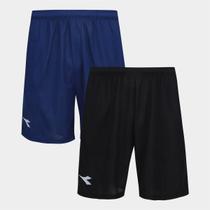 Kit Shorts Diadora Com 2 Peças Masculino Kit Shorts Diadora Com 2 Peças Masculino