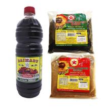 Kit Shoyu Macrobiótico 900ml + Misso Claro + Escuro 500g