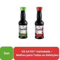 Kit Shoyu Satis! 150ml - 2 Sabores - Tradicional E Legumes