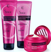 Kit Siàge Cauterização Dos Fios Sh + Cond + Masc. Eudora