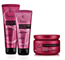 Kit Siàge Cauterização dos Fios Shampoo + Condicionador + Máscara Kit Siàge Cauterização dos Fios Shampoo + Condicionador + Máscara