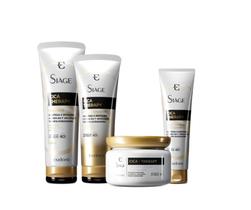 Kit Siàge Cica Therapy (4 itens) Shampoo + Condicionador + Máscara e Leave-in