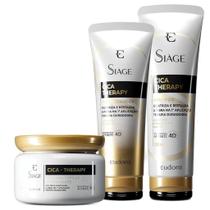 Kit Siage Cica Therapy Eudora 3 produtos ( Shampoo, Condicionador e Máscara )