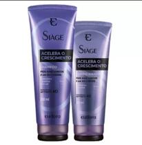 Kit Siàge Eudora Acelera O Crescimento Shampoo + Condicionador