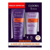 Kit Siàge Eudora Liso Intenso Shampoo 250ml Condicionador 125ml