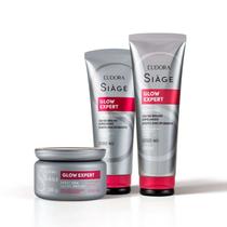 Kit Siàge Glow Expert Shampoo 250ml + Condicionador 200ml + Máscara Capilar 250g - Eudora