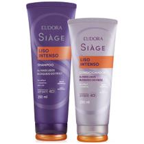 Kit Siagè Liso Intenso Shampoo 250ml E Condicionador 200ml