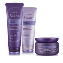 Kit Siàge Loiro Expert Shampoo + Condicionador + Máscara Matizadora Eudora