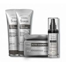 Kit Siàge Nutri Diamond Eudora (4 Itens) Kit Siàge Nutri Diamond Eudora (4 Itens)