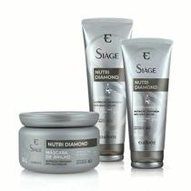 Kit Siàge Nutri Diamond Shampoo + Condicionador + Máscara Capilar (Nova Versão)