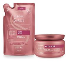 Kit Siàge Nutri Rosé:Máscara Capilar + Refil Máscara Capilar