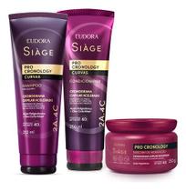 Kit Siàge Pro Cronology curvas:Shampoo+Condicionador+Máscara