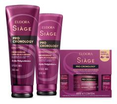 Kit Siàge Pro Cronology: Sh. + Cond. + Cronograma Capilar Kit Siàge Pro Cronology: Sh. + Cond. + Cronograma Capilar