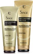 Kit Siàge Reconstrói Os Fios Shampoo + Condicionador da Eudora Kit Siàge Reconstrói Os Fios Shampoo + Condicionador da Eudora