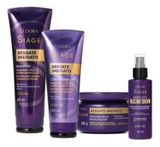 Kit Siàge Resgate Imediato Sh.+ Másc.+ Cond.+ Leave-in