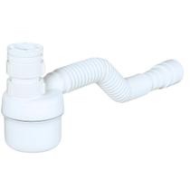 Kit Sifão Copo Ajustável Tigre Sanfonado Lavatório Cozinha Tanque Extensível Universal Pia Branco Kit Sifão Copo Ajustável Tigre Sanfonado Lavatório Cozinha Tanque Extensível Universal Pia Branco