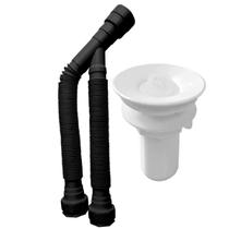 Kit Sifão Preto 80Cm + Válvula V8 Kit Sifão Preto 80Cm + Válvula V8