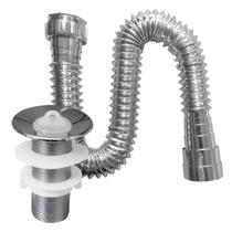 Kit Sifao Sanfonado 72Cm Metalizado + Válvula V8