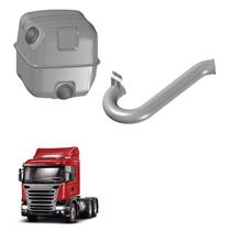 Kit Silencioso Com Saida Lado Direito Scania S4 S5 Aço Comp.