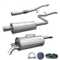 Kit Silencioso Escapamento Fiat Doblo 1.4 De 2010 A 2016