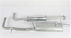 Kit Silencioso Escapamento Gol G2 Bola Special 1.0 8v 98/05