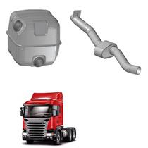 Kit Silencioso Scania T R 114 124 P94 Aço Completo