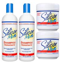 Kit Silicon Mix Avanti 2 Shampoo 473ml + 2 Máscara 450g