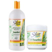 Kit Silicon Mix Bambu Shampoo 1L Máscara 450gr Kit Silicon Mix Bambu Shampoo 1L Máscara 450gr
